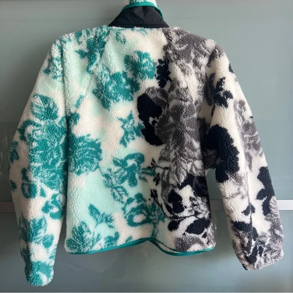 Free People Hit The Slopes Printed Fleece Jacket - Picture 5 of 6